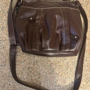 Nine & Co. Dark Brown Leather Handbag